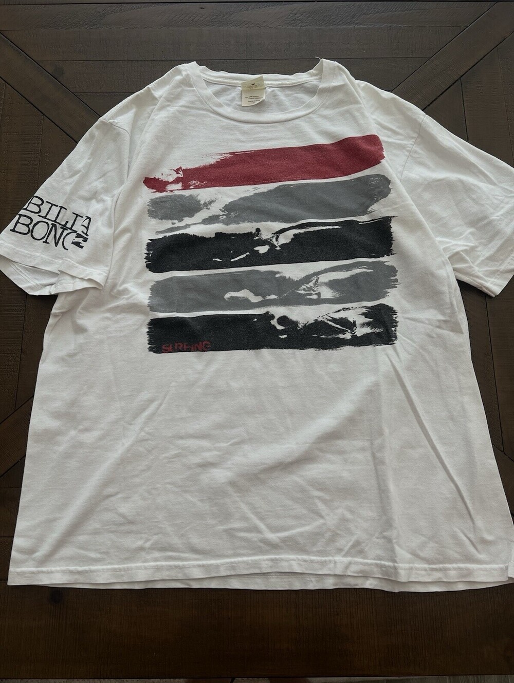 Vintage Billabong Surf Y2K White Graphic Logo T-shirt Men’s XL